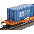 77059 H0 Doppeltragwagen Sdggmrs 744 vier Containern 'CHS', DBAG, Ep.VI Thumbnail 4
