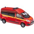 52517 H0 Ford Transit Custom Bus Hochdach Werkfeuerwehr Aurubis, Bj. 2012 Thumbnail 1