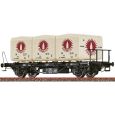 50917 H0 Behältertragwagen BTs30, DB, Ep.III 'Südmilch' Thumbnail 1