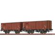 50930 H0 2er Set gedeckte Güterwagen Gklm 191, DB, Ep.IV Thumbnail 1