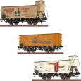 50944 H0 3er Set gedeckte Güterwagen G10 'Ostalgische Marken' Thumbnail 1