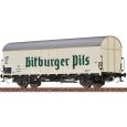 50984 H0 Gedeckter Güterwagen Tnfhs38, DB, Ep.III 'Bitburger' Thumbnail 1