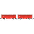 HN6699 N 2er Set Schiebeplanenwagen Kijls, DBAG, Ep. V-VI Thumbnail 1