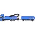 315265 H0 Iveco S-Way LNG Pritschen-Hängerzug mit Ladekran "Reinert Logistic" Thumbnail 3