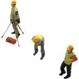 5870038 H0 Gleisarbeiter mit Theodolit ab 1990 (3x) Thumbnail 2