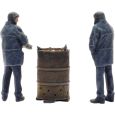 5870048 H0 Bahnarbeiter mit Feuertonne (2x) Thumbnail 3