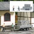 7905 H0 Fensterbauer mit Glastransportanhänger Thumbnail 1