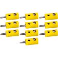 3051 10 Bananenstecker 2,5mm, gelb Thumbnail 1