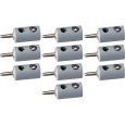 3057 10 Bananenstecker 2,5mm, grau Thumbnail 1