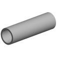 500234 Rundröhre, 35 cm lang, Durchm.11,1 mm - 7/16, 2 Stück Thumbnail 1