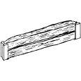 3350 H0 Bahnsteigkanten aus Holzschwellen+Schienenprofilen L=95cm Thumbnail 1