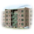 533263 N Altes Stadthaus, Hintergrundmodell Thumbnail 1