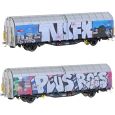 AM245041 H0 Schiebewandwagen Hbbillns, SBB, Ep.VI, Graffiti Edition Thumbnail 1