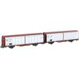 H24650 N 2er Set Schiebewandwagen Hbbiks, DB, Ep.IV Thumbnail 1