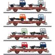 46406 H0 Güterwagen-Set "Fahrzeugtransport", DR/DDR, Ep. IV Thumbnail 1
