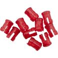 51510 LED Kappen 3mm rot transparent (10 Stück) Thumbnail 1