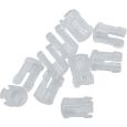 51514 LED Kappen 3mm weiß transparent (10 Stück) Thumbnail 1