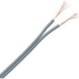 51522 Doppellitze Zwillingslitze 2x 0,14mm² grau 10 m Thumbnail 2