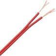 51525 Doppellitze Zwillingslitze 2x 0,14mm² rot 10 m Thumbnail 2