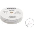 51521 Doppellitze Zwillingslitze 2x 0,14mm² weiß 10 m Thumbnail 1