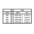 186 Plastik-Streifen 3,2 x 3,2 x 350,0 mm (6 Stück) Thumbnail 2