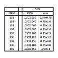 131 Plastik-Streifen 0,75 x 0,75 x 350,00 mm (10 Stück) Thumbnail 2
