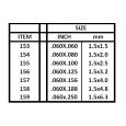 153 Plastik-Streifen 1,5 x 1,5 x 350,0 mm (10 Stück) Thumbnail 2
