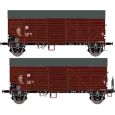 EX23642 H0 2er Set gedeckte Güterwagen Bremen, DR, Ep. III Thumbnail 1