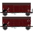 EX23606 H0 2er Set gedeckte Güterwagen Bremen, DRG, Ep. II, Rotes Kreuz Thumbnail 1