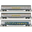 18297 N 3er Set Großraumschiebewandwagen, DB AG, Ep. V, 'Transwaggon' Thumbnail 1