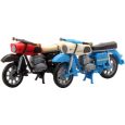 55071010 H0 2 Motorräder MZ ES 250/2, schwarz-rot und hellblau-beige Thumbnail 1