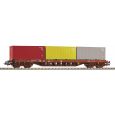 24539 H0 Containertragwagen, SNCB, Ep. V, beladen mit 3 Containern Thumbnail 1