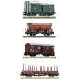 6660119 N 4er Set Güterwagen, DB, Ep. III Thumbnail 1
