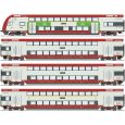 6220148 H0 4er Set Doppelstockwagen mit Steuerwagen, CFL, Ep. VI, AC-Digital Thumbnail 1