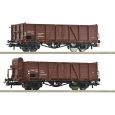 6600123 H0 2er Set Offene Güterwagen E, ÖBB, Ep. IV Thumbnail 1