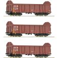 6600131 H0 3er Set Offene Güterwagen Ealos-t, DBAG, Ep. V-VI Thumbnail 1