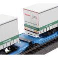 6600117 H0 Doppeltaschen-Gelenkwagen mit LkW-Aufliegern Sdggmrs 738, T3000e Thumbnail 3