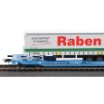6600117 H0 Doppeltaschen-Gelenkwagen mit LkW-Aufliegern Sdggmrs 738, T3000e Thumbnail 4