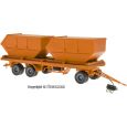 8225 H0 CarMotion 3-achs Containeranhänger, kommunalorange, Funktionsmodell Thumbnail 1