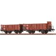 48449 H0 2er Set offene Güterwagen Om, DRG, Ep. II Thumbnail 1