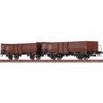 48639 H0 2er Set offene Güterwagen Omm52, DB, Ep. III Thumbnail 1