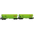 HN6707 N 2er Set Getreidesilowagen, GATX, Ep. VI 'RAIL CARGO GROUP' Thumbnail 1