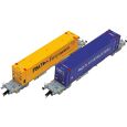 HN9760 TT 2er Set Containertragwagen 'P & O Ferrymasters', Ep. VI Thumbnail 4