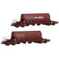 HJ6228 H0 2er Set Schwenkdachwagen Taoos, F-ERSA, Ep. VI 'Ermewa/Chemoil' Thumbnail 1