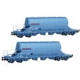 HJ6230 H0 2er Set Schwenkdachwagen Taoos, NACCO, Ep. VI Thumbnail 1