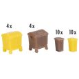 272926 N Mülltonnen-Set, braun und gelb Thumbnail 1