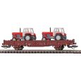 31514 TT Flachwagen Ks 3300 mit Rungen, mit 2 ZT 300, DR, Ep. IV Thumbnail 1