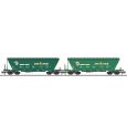 L260222 N 2-tlg. Set, Getreidetransportwagen Uagpps, "RAIL4CHEM/Loco Trans" Thumbnail 1
