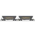 L260224 N 2-tlg. Set Getreidetransportwagen Uagpps, "GRAWACO", Ep.VI Thumbnail 1