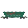 L265901 N Getreidetransportwagen Uagpps, "Burgt EUROTREIN", SK, grün, Ep. V-VI Thumbnail 1